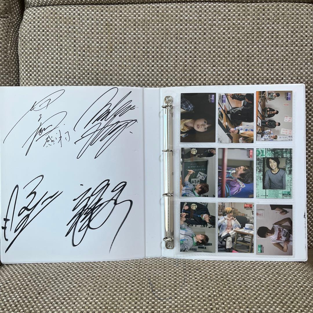 【激レア】書の道俳優直筆サイン入り☆トレカ専用バインダー＋パンフなどセット