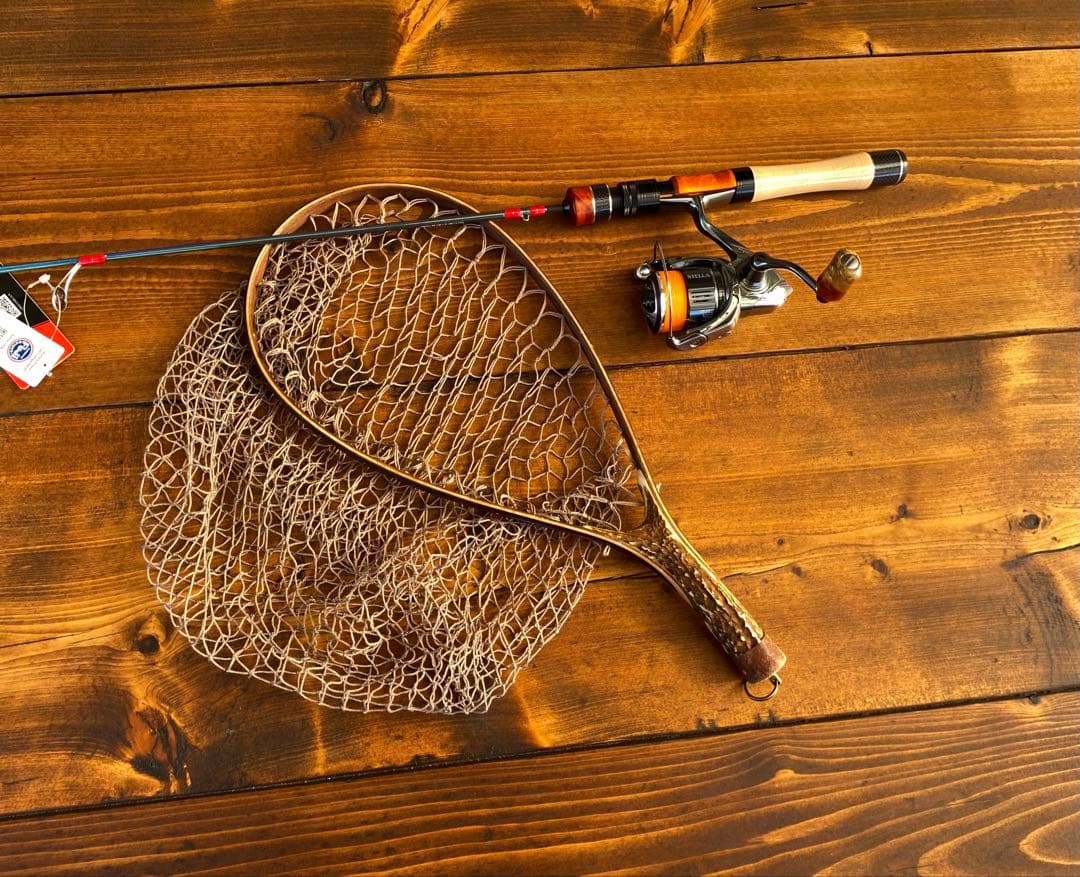 トラウトロッド　4ft7inch パックロッド　山女魚　渓流 ウッドリールシート