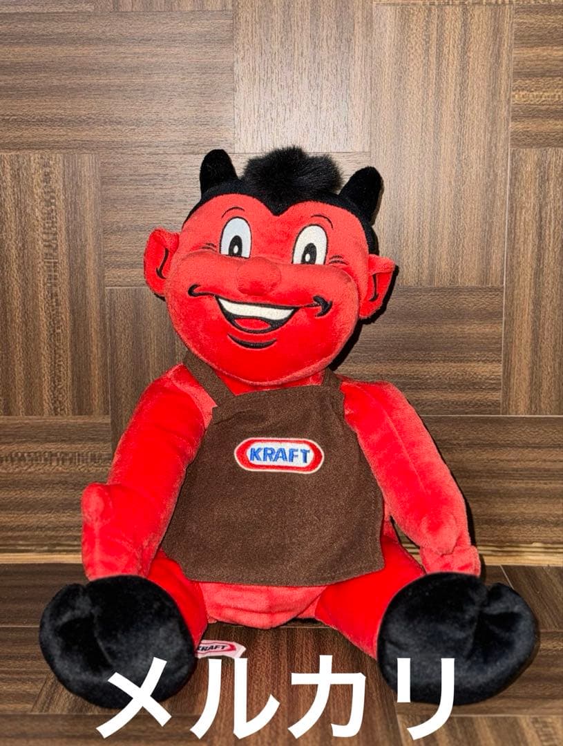 アドバタイジング kraft レッドデビル ヴィンテージ ぬいぐるみ アメトイ