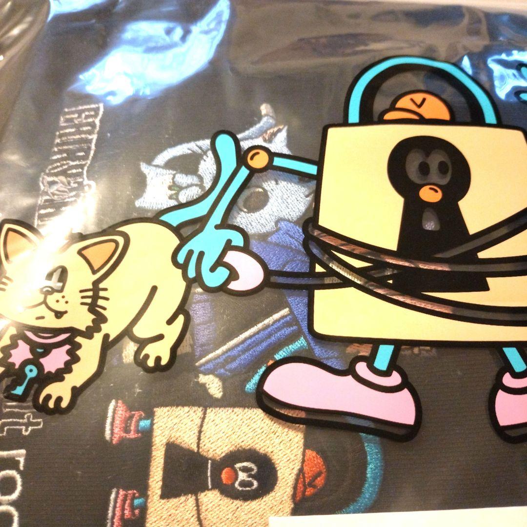 O*Z様 VR × nqrse × HAPPY CREWNECK BLACK M