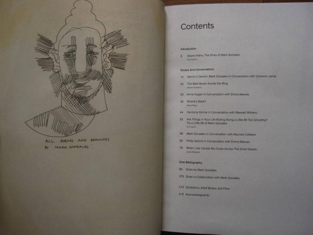 Non Stop Poety　Mark Gonzales　マーク・ゴンザレス