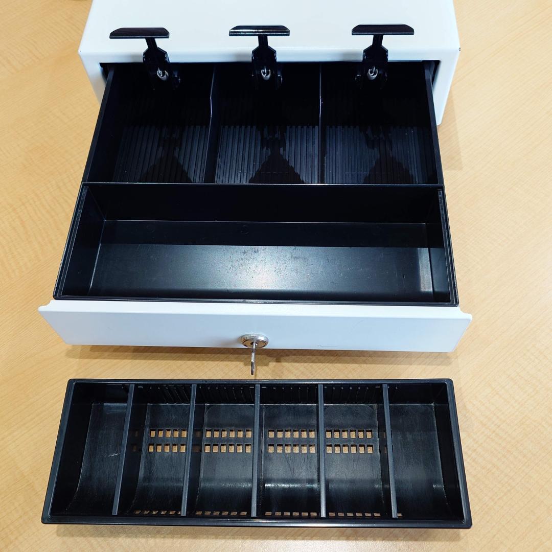 【動作確認済】SII RP-F10 レシートプリンター＋キャッシュドロア 鍵付