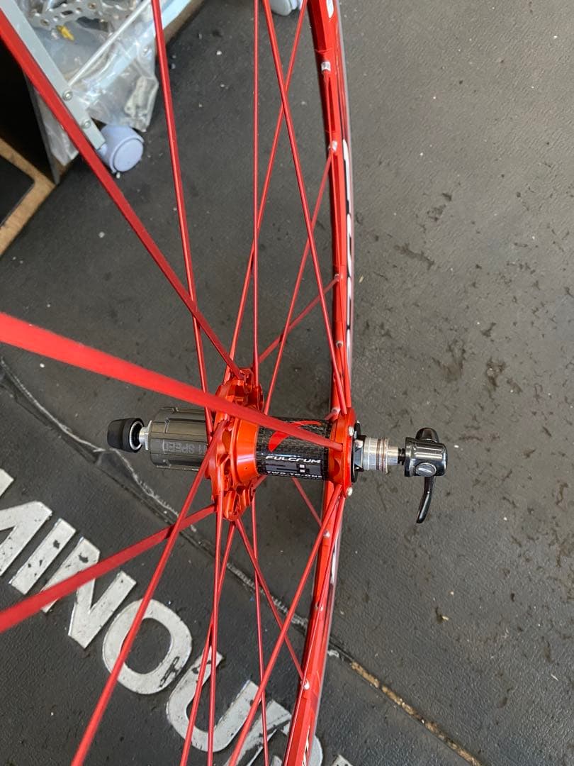 フルクラムレーシングゼロ 完組ホイールセット 赤