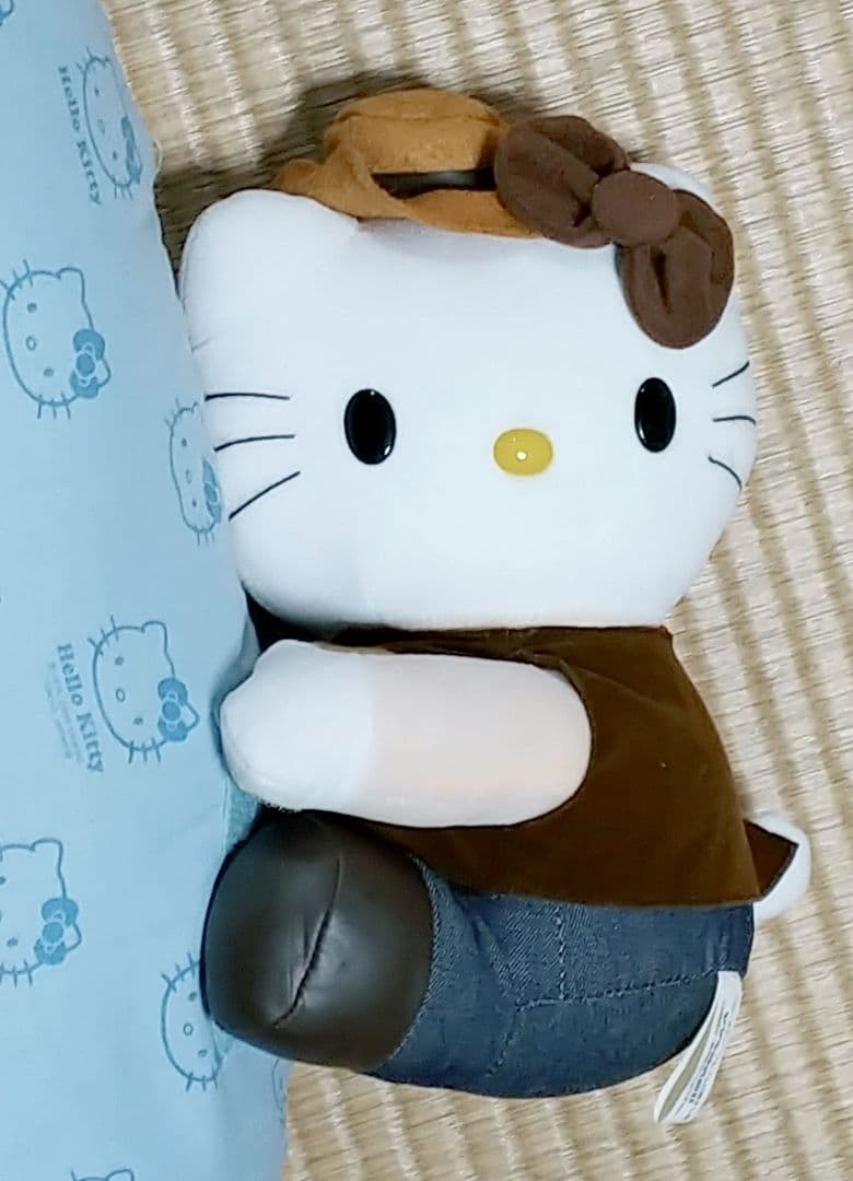 【レア】ハローキティ抱き枕　2000年ヤマキキャンペーン景品　ブルブル目覚まし枕