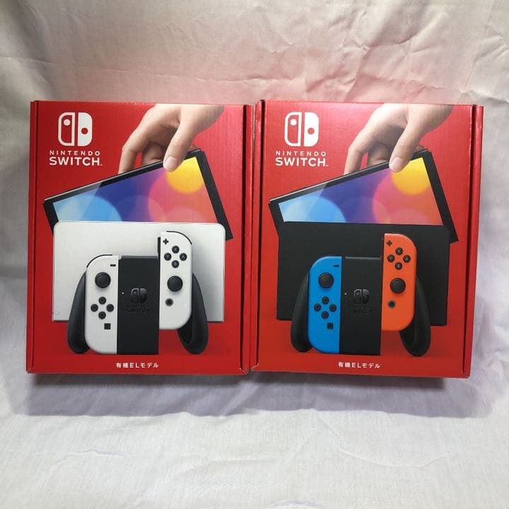 ニンテンドースイッチ　有機ELモデル　ホワイト ネオン　新品未開封 2台 2個