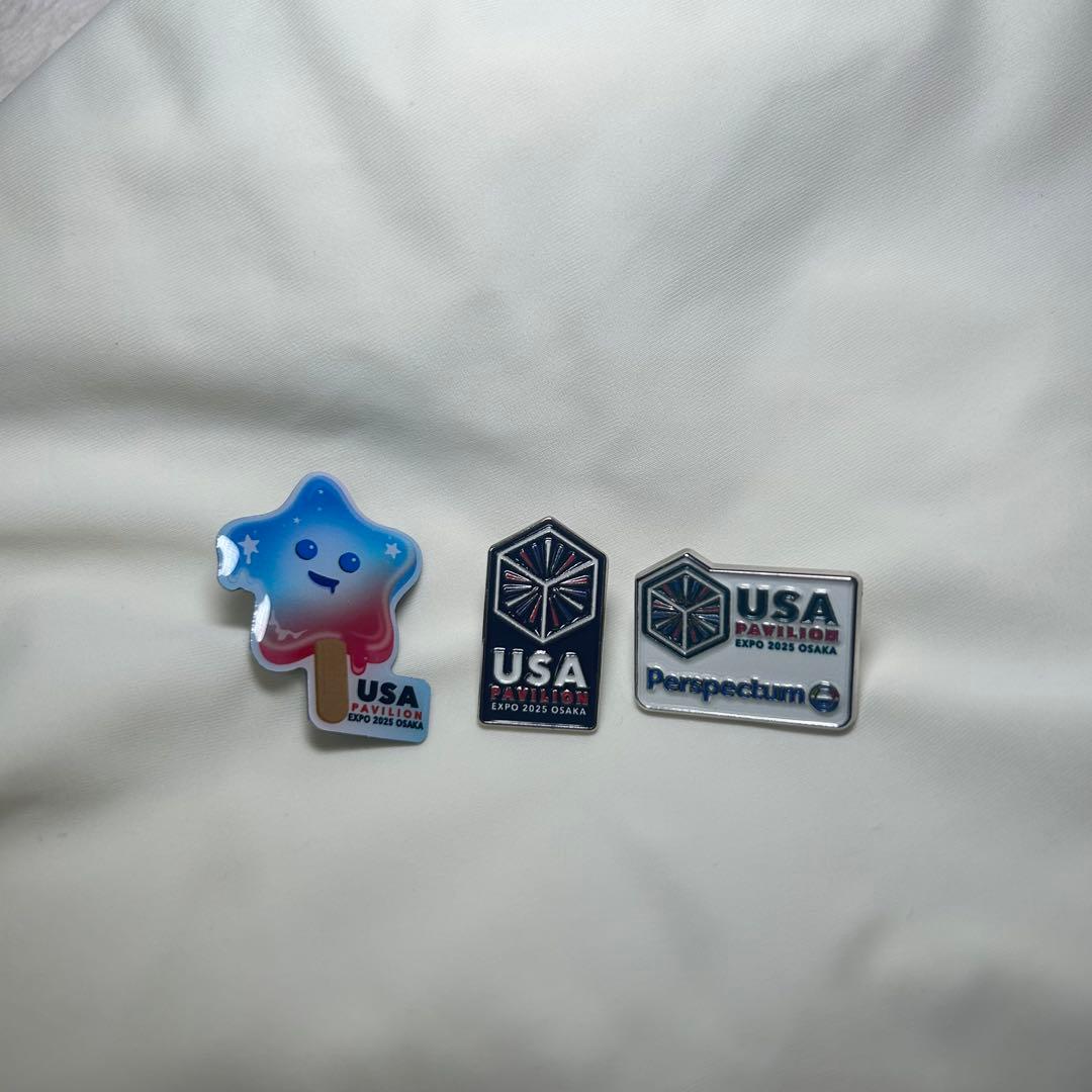Not for sale EXPO2025 OSAKA USA ピンバッジセット
