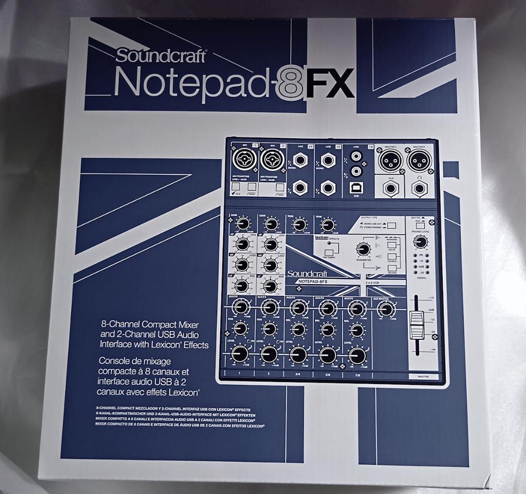 Soundcraft Notepad-8fx ミキサー