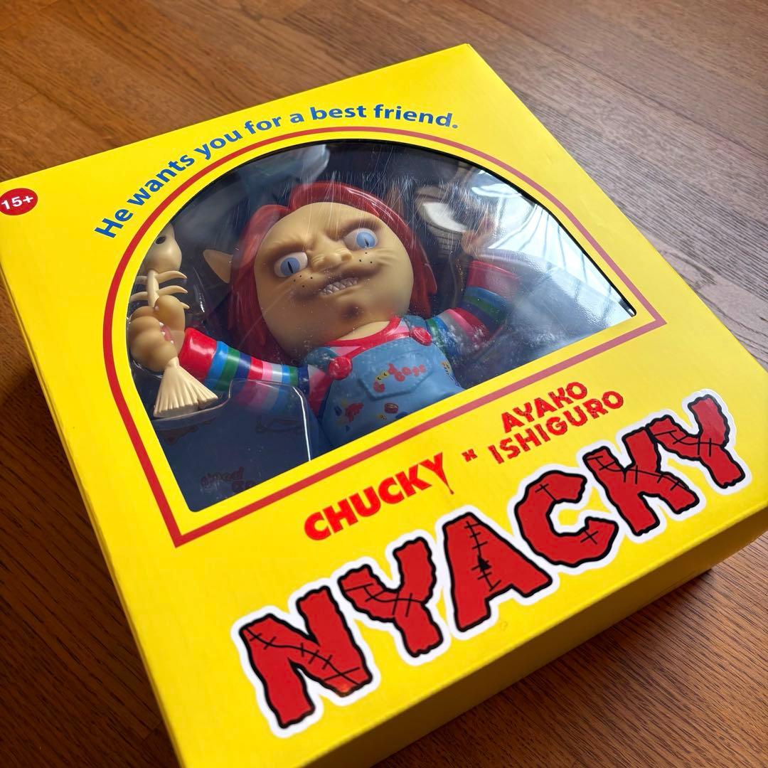 ニャッキー　石黒亜矢子　チャッキー　ソフビ　sofubi チャイルドプレイ