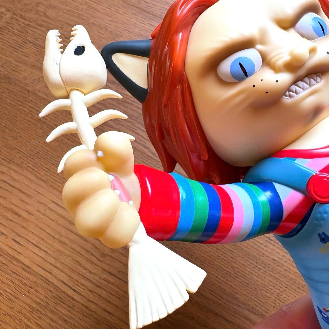 ニャッキー　石黒亜矢子　チャッキー　ソフビ　sofubi チャイルドプレイ