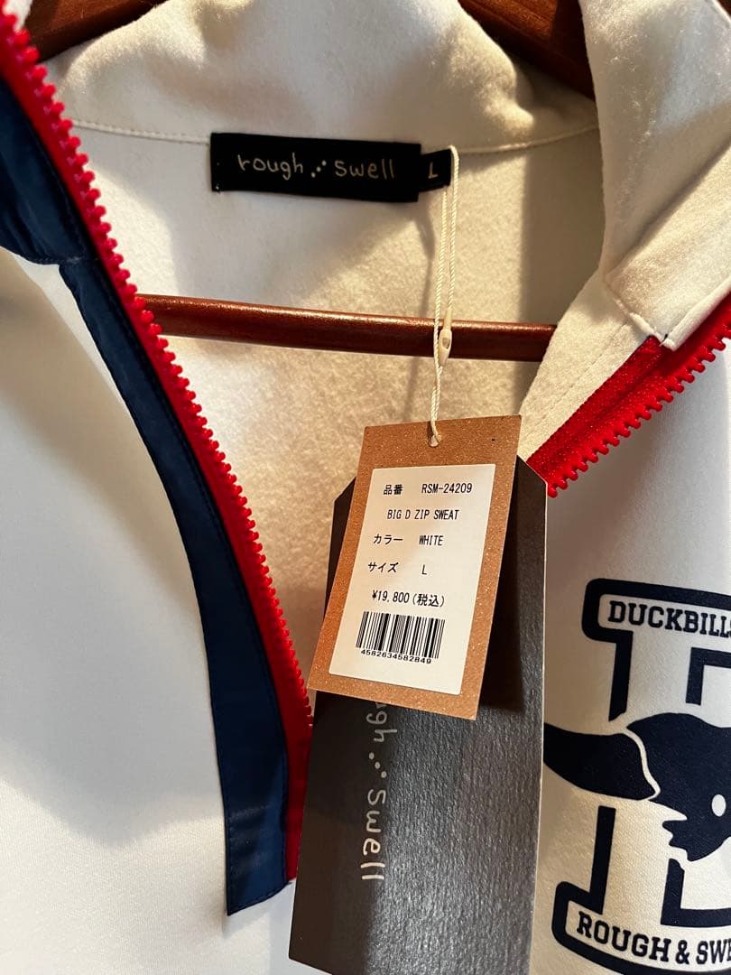 メンズウェア rough & swell BIG D ZIP SWEAT