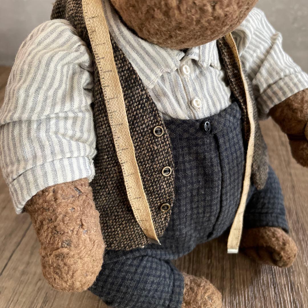 テディベア　おじいさんのテーラー　アーティストベア　作家