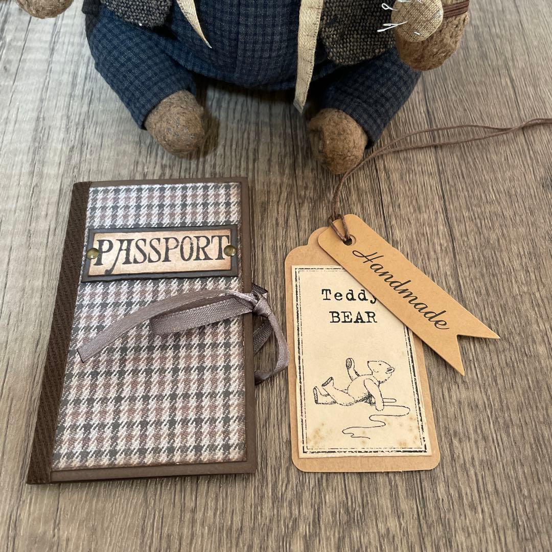 テディベア　おじいさんのテーラー　アーティストベア　作家