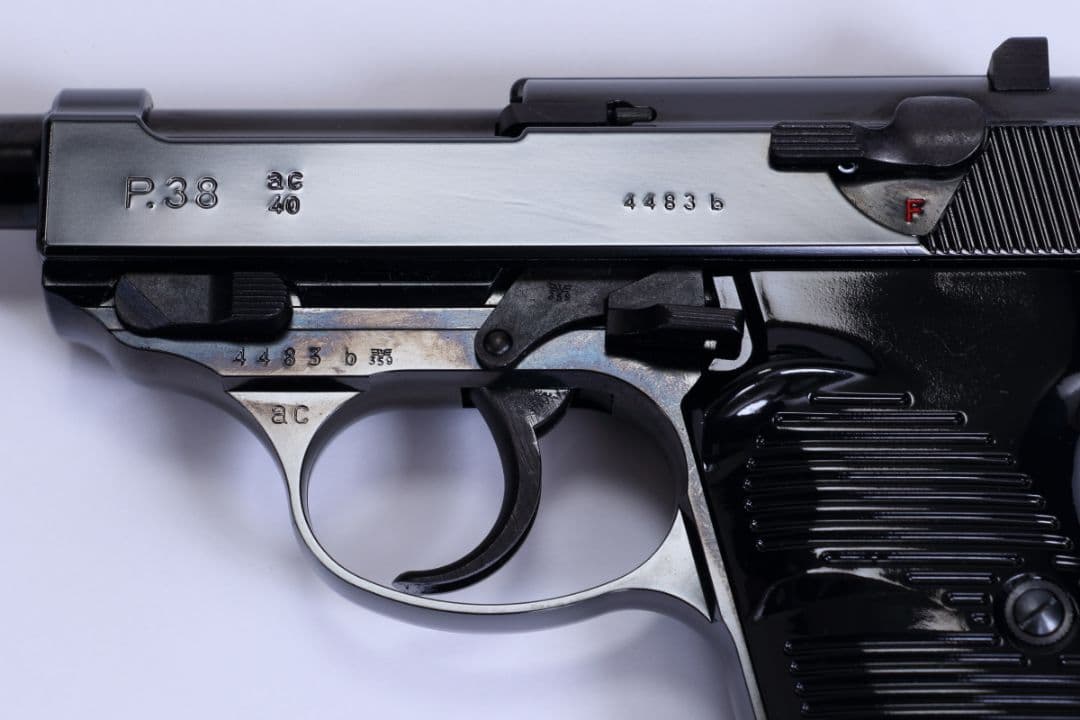 マルゼン ワルサーP38 ブラックメタル ガスブローバック