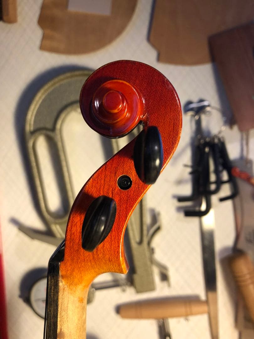 【駒&魂柱調整済】Suzuki分数バイオリンNo220 1/10 1991