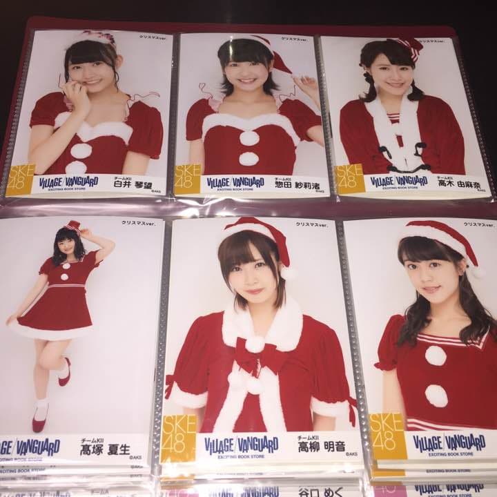SKE48 ヴィレッジヴァンガード クリスマス 生写真 チームKⅡ 研究生