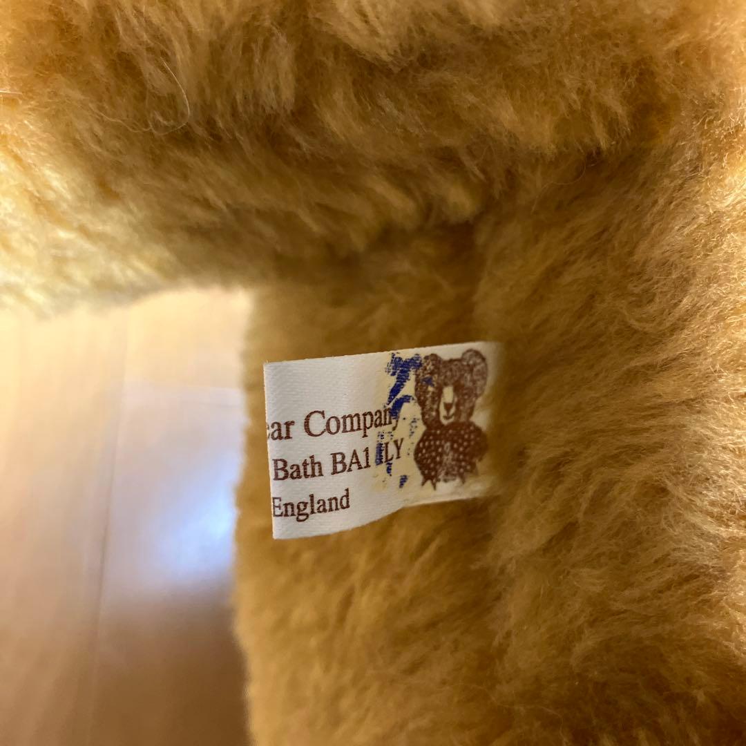 レア　イギリス製 アンティークテディベア　　80cm 可動可愛い