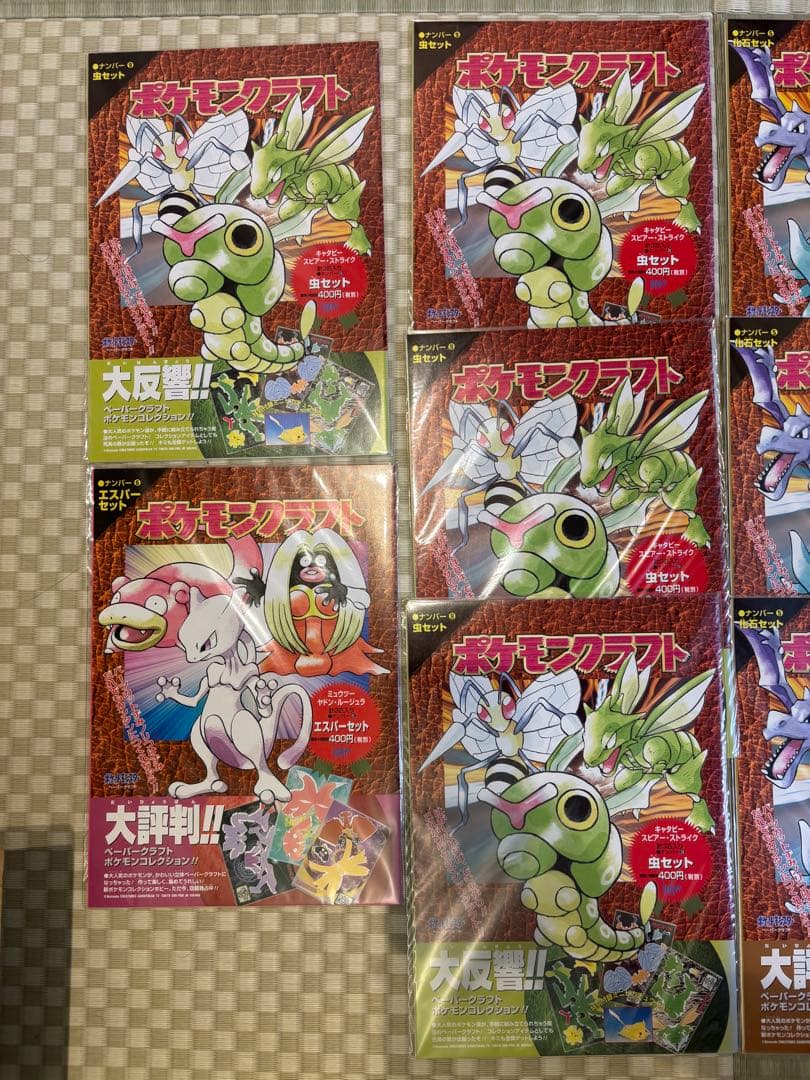 ポケモンクラフト 14冊セット エスパー　虫　化石　格闘　飛行　全て新品未開封