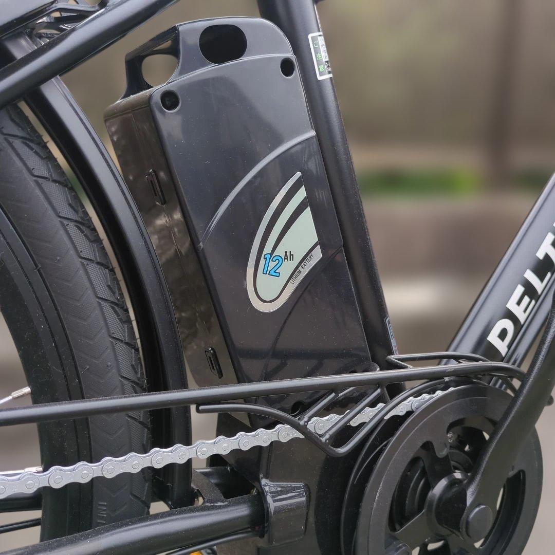 PELTECH 電動アシスト自転車　外装6段 27.5インチ ブラック