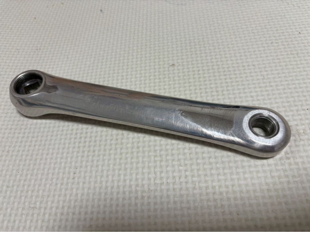 半*蔵様 SHIMANO クランクセット シルバー 170 NJS ボルト付 #