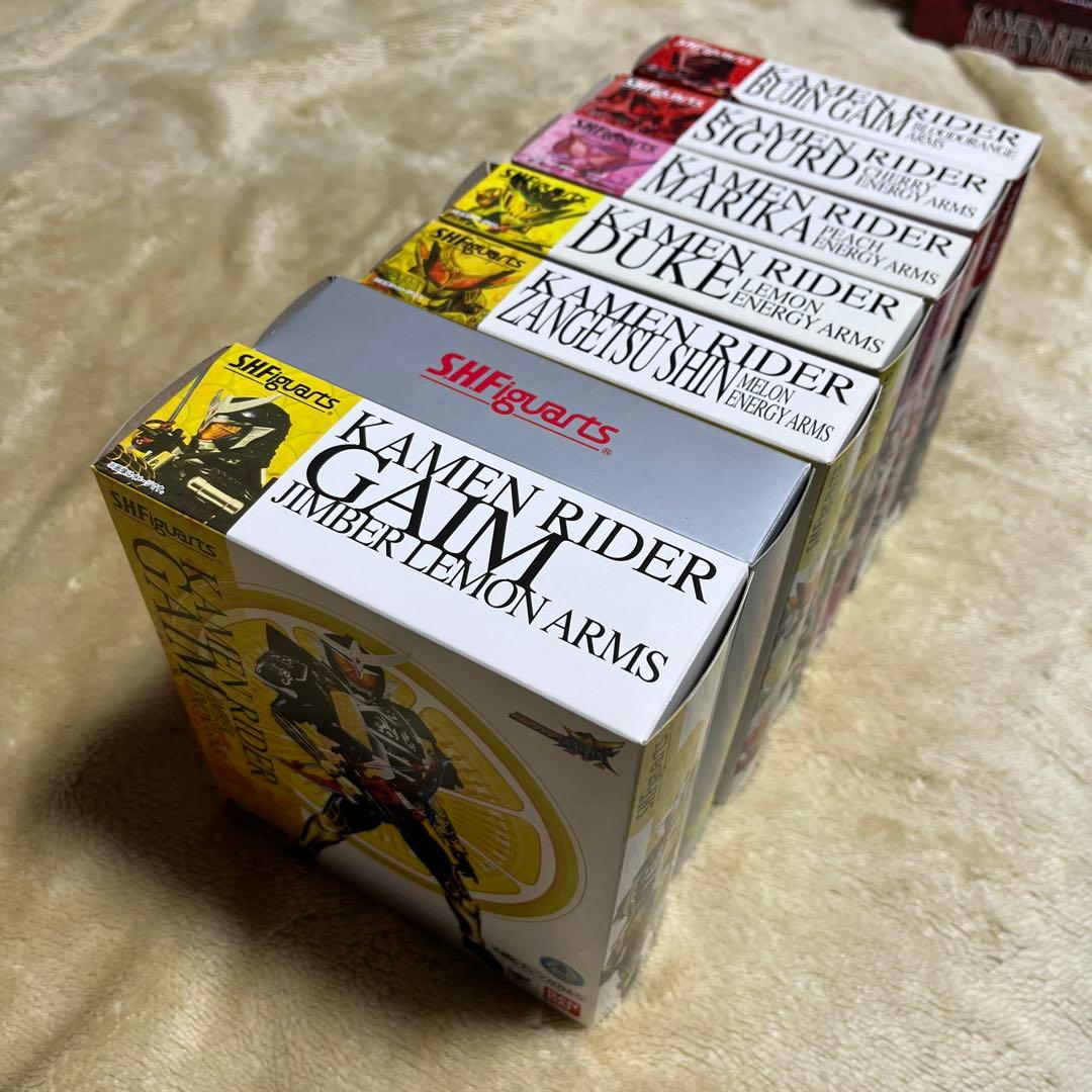仮面ライダー鎧武③ガイムフィギュアーツ ７体セットS.H.Figuarts極美品