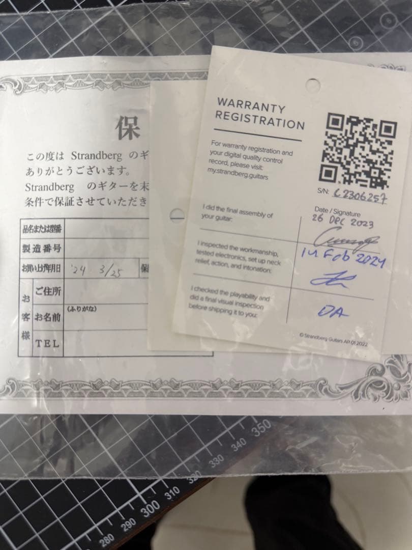 ギター strandberg Salen NX 6 Tremolo Plini