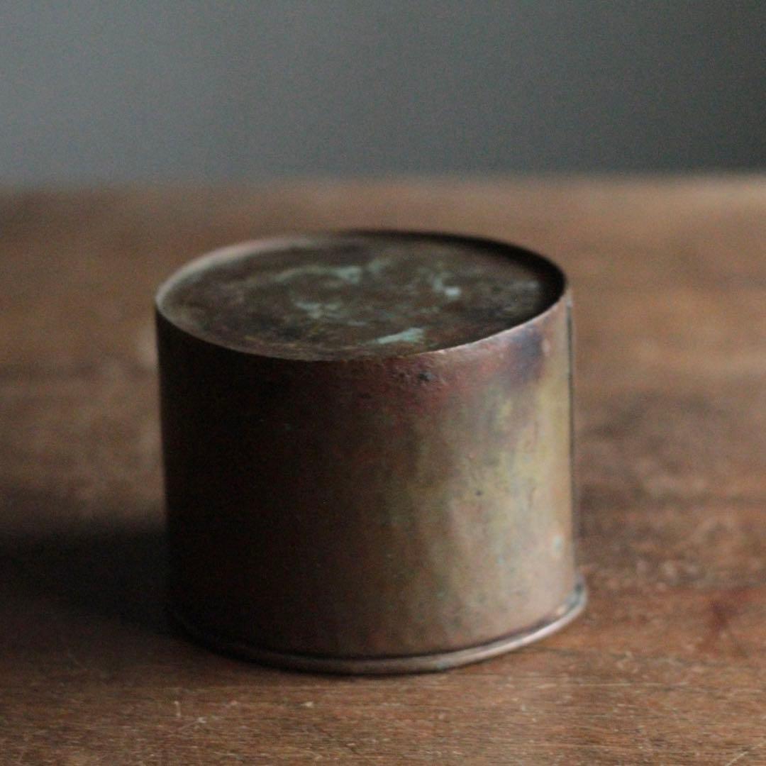 かっこいい 銅筒 古道具 アンティーク オブジェ 銅製筒