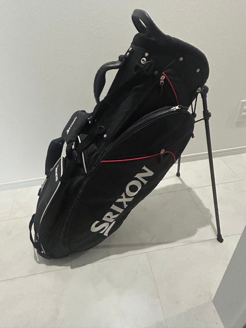 Srixon キャディバッグ ブラック スタンド付き