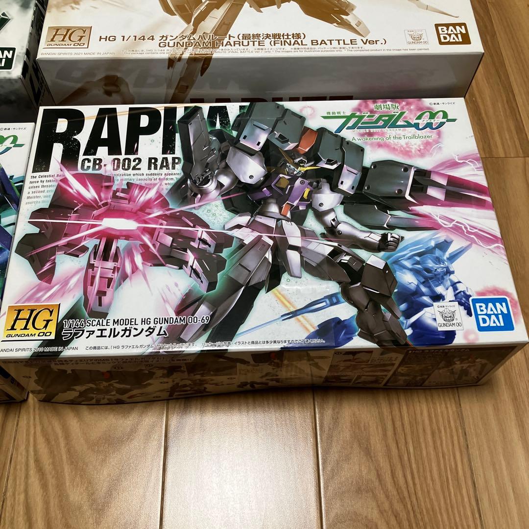 HG ダブルオークアンタ ラファエル サバーニャ ハルート最終決戦仕様セット