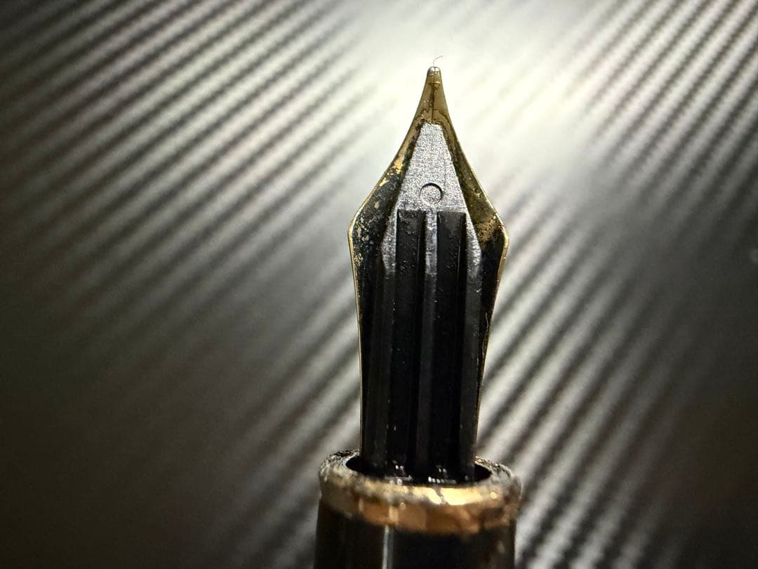 モンブラン マイスターシュテュック 144 万年筆 全金 F 細字