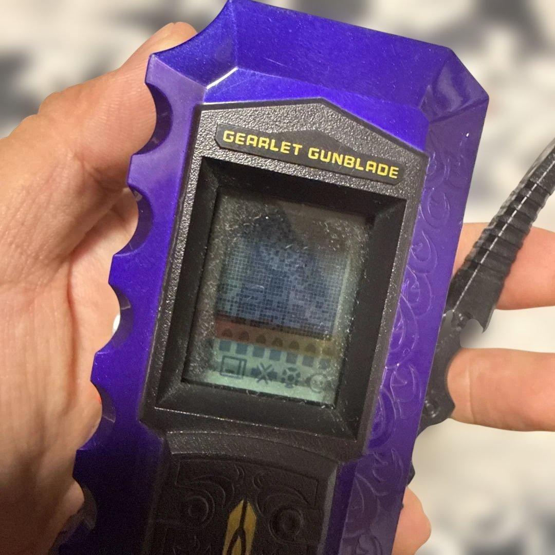 超希少 動作品 トレジャーガウスト ギアレット ガンブレード バイオレット