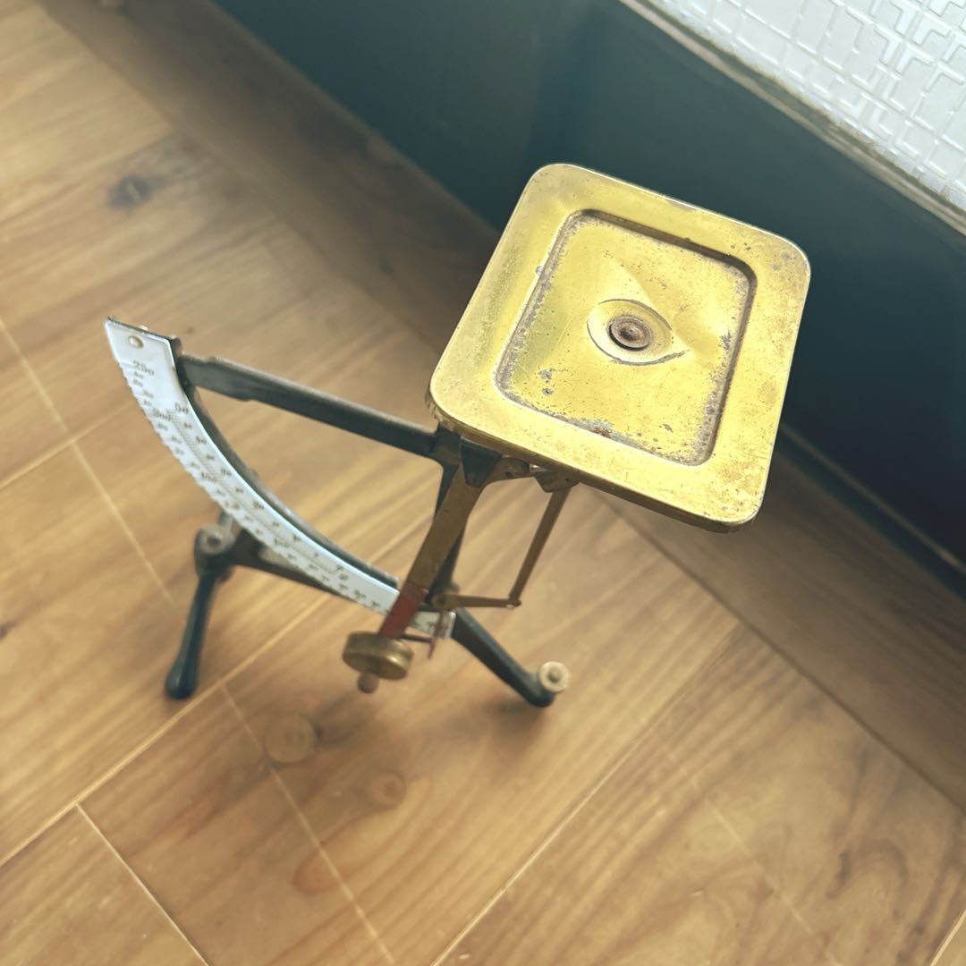アンティーク　レタースケール　秤　オランダ　ドイツ