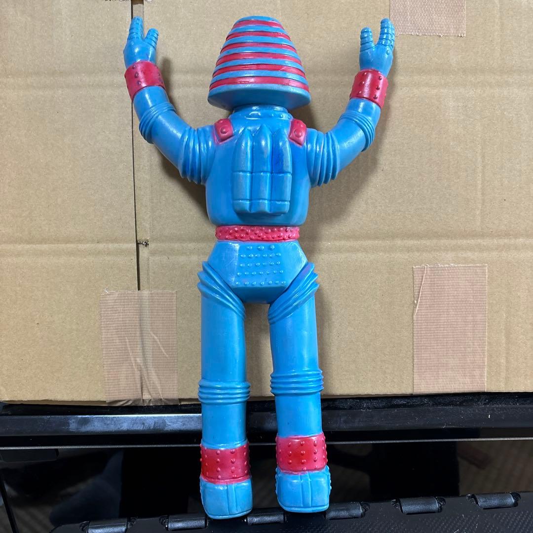 ジャイアントロボ　ブルマァク 昭和46年頃 当時物　ソフビ　29CM 東映