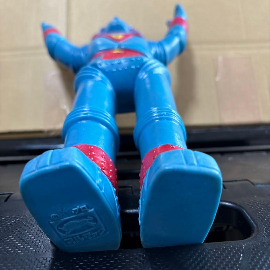 ジャイアントロボ　ブルマァク 昭和46年頃 当時物　ソフビ　29CM 東映