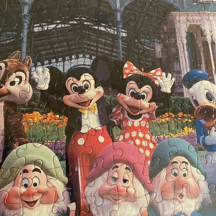 東京ディズニーランド84年開園当時の写真パズル