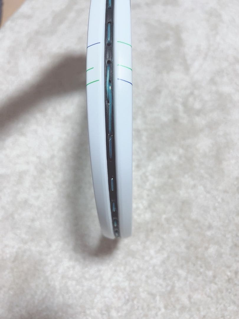 ソフトテニス　ラケット　ナノフォース8v ホワイト