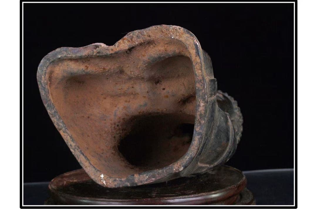 民間仕入れ品　美術館級中国明時代　銅製子如来様※DE838B2-2