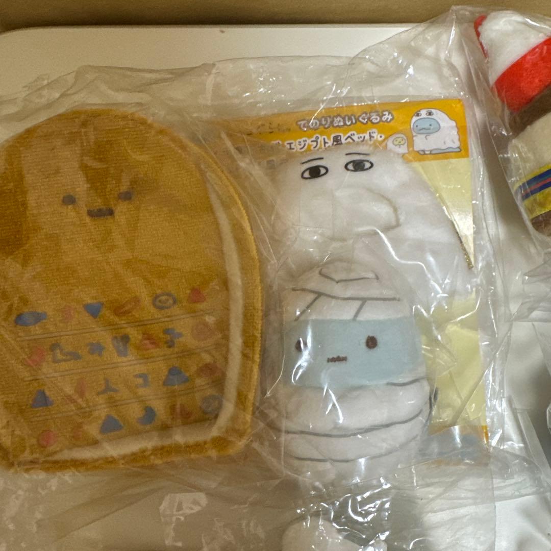 すみっこぐらし　てのりぬいぐるみエジプト展限定８点