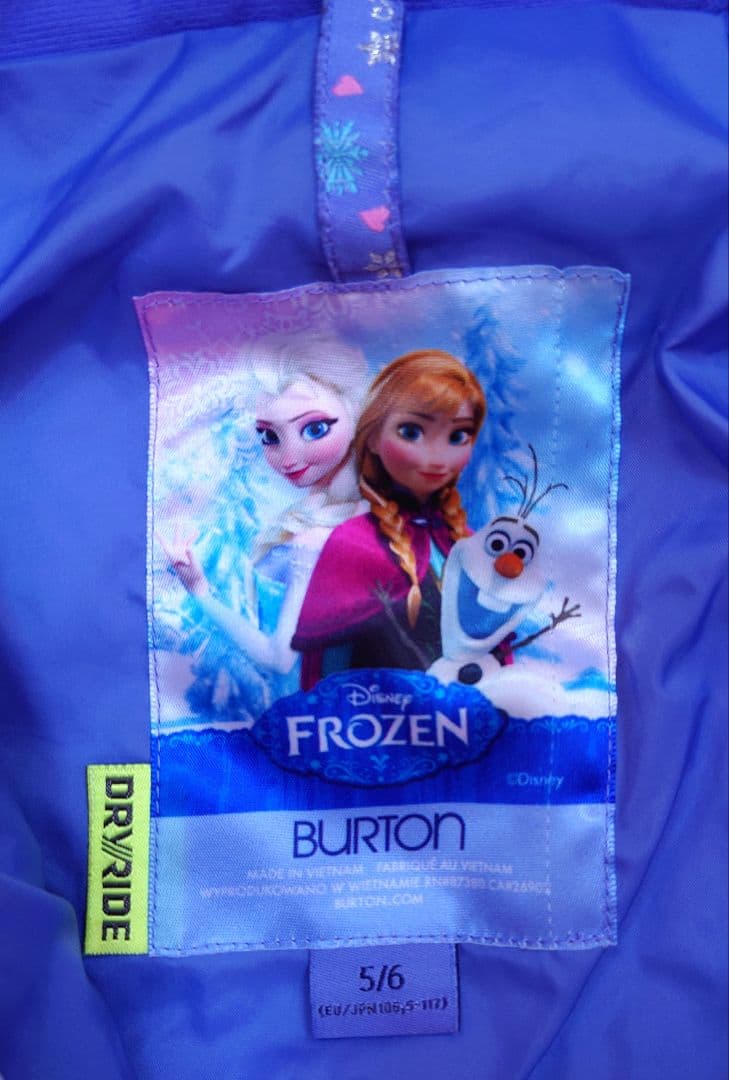 【ほぼ新品‼️】BURTON オラフ スキーウエア 5/6 110cm