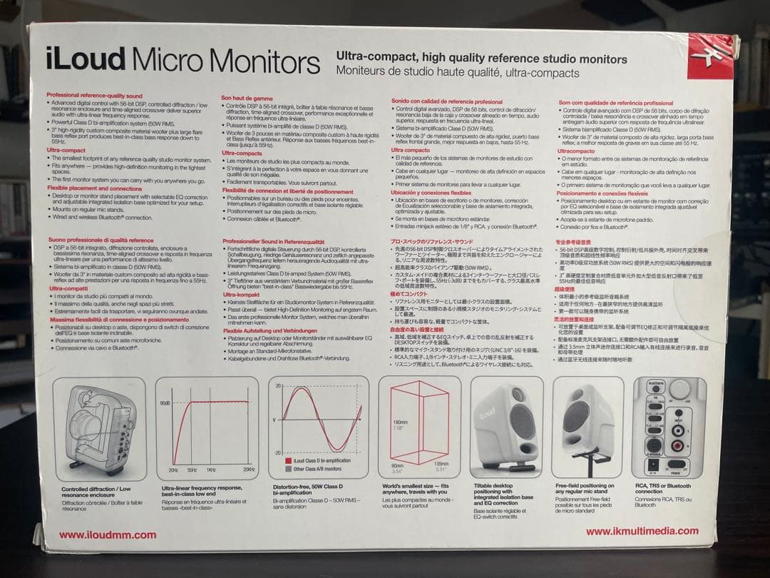 iLoud micro monitor スタジオモニタースピーカー ホワイト