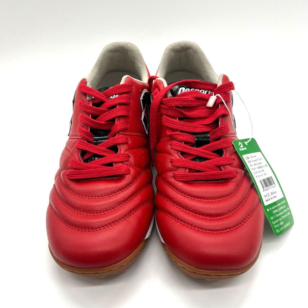 新品未使用　デスポルチ　フットサルシューズ　パラナKT　レッド