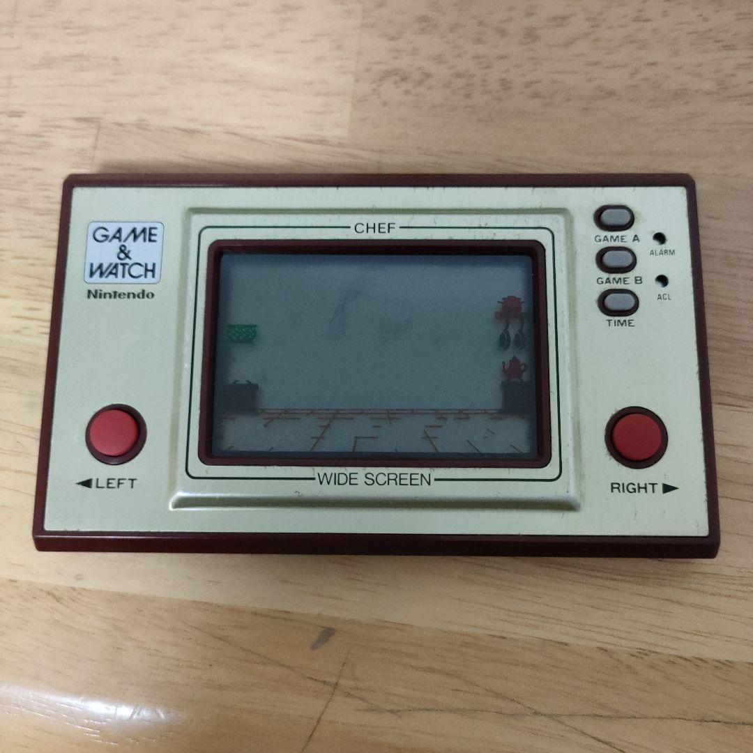 ゲームアンドウォッチ　シェフ　任天堂　ニンテンドー　Nintendo　メンテ済み