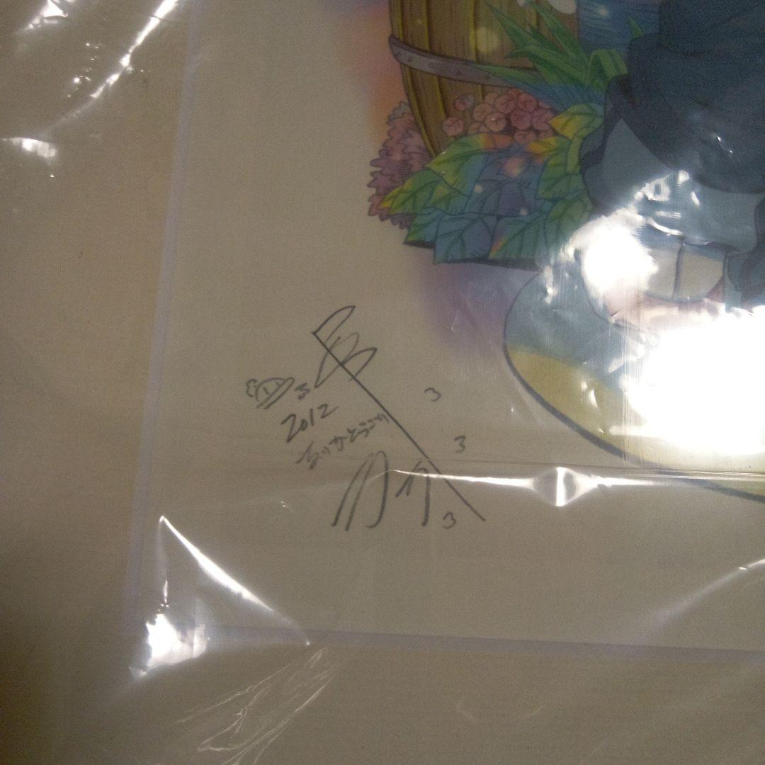 POP’s 　ガールズ　コレクション B4複製原画(南の島)　直筆サイン入り