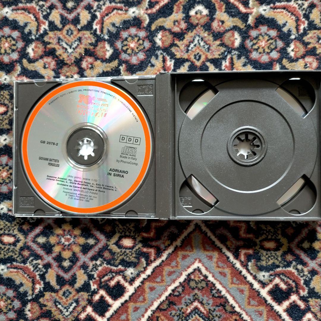 ペルゴレージ 歌劇 シリアのアドリア－ノ全幕 パンニ ロ－マオペラオ－ケストラ