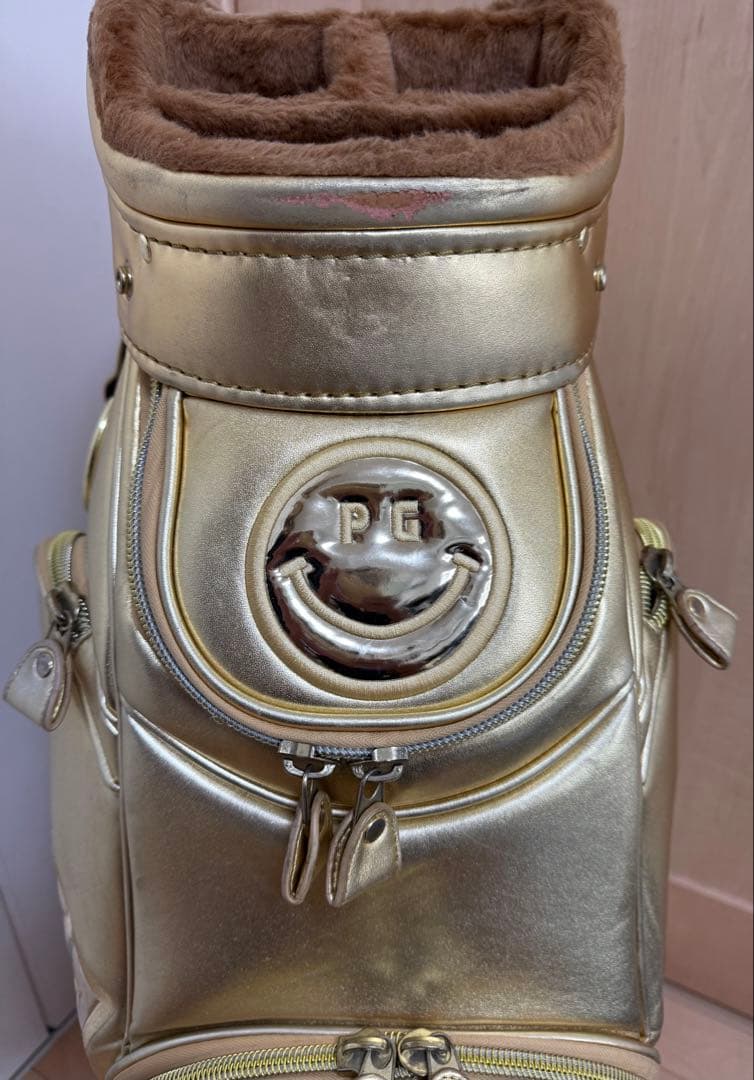 限定★パーリーゲイツ★キャディバッグ★ゴルフ★ゴルフバッグ★レア★ゴールド★金