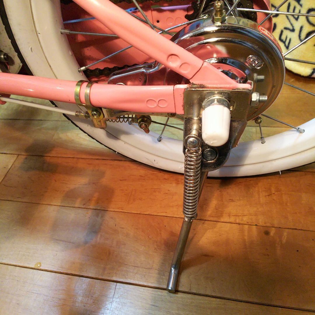 【神奈川県・東京23区お届け可】室内保管 幼児用自転車 16インチピンク