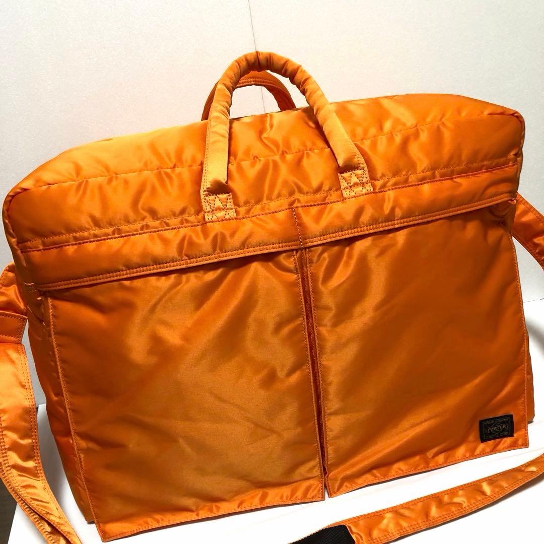 新品同様✨激レア ポータータンカー ボストンバッグL ショルダーバッグ オレンジ