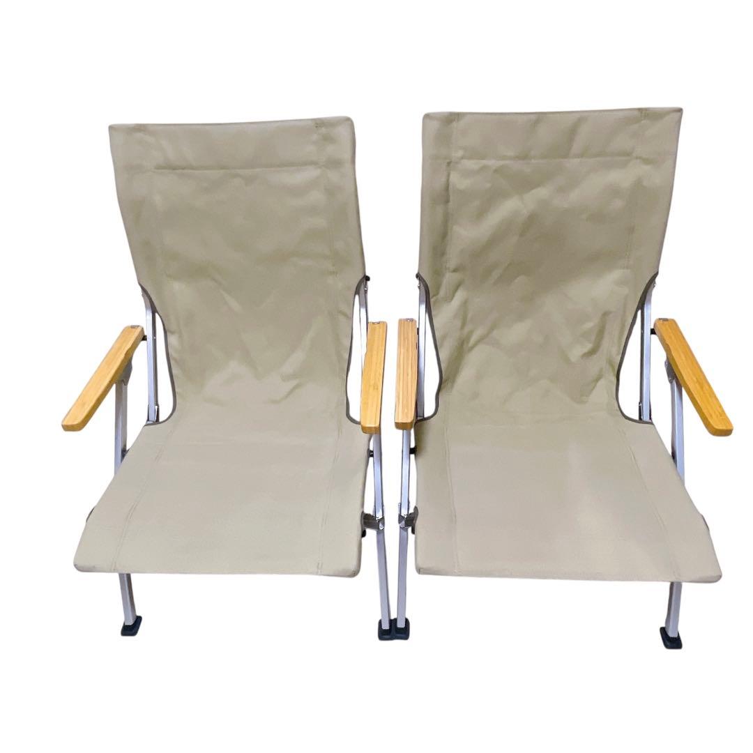 スノーピーク ローチェア30 カーキ キャンプチェア 2脚セット