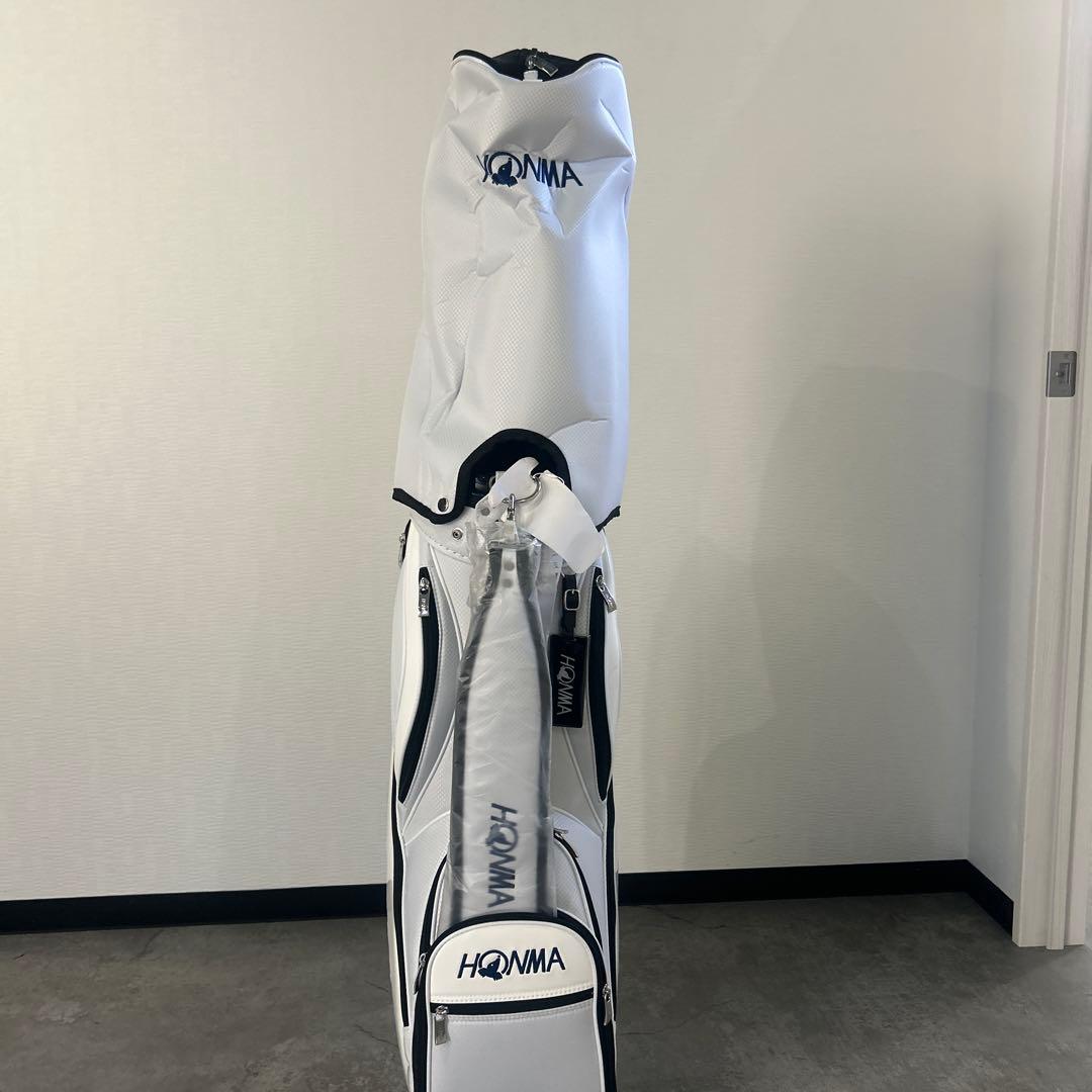 HONMA ホワイトキャディバッグ