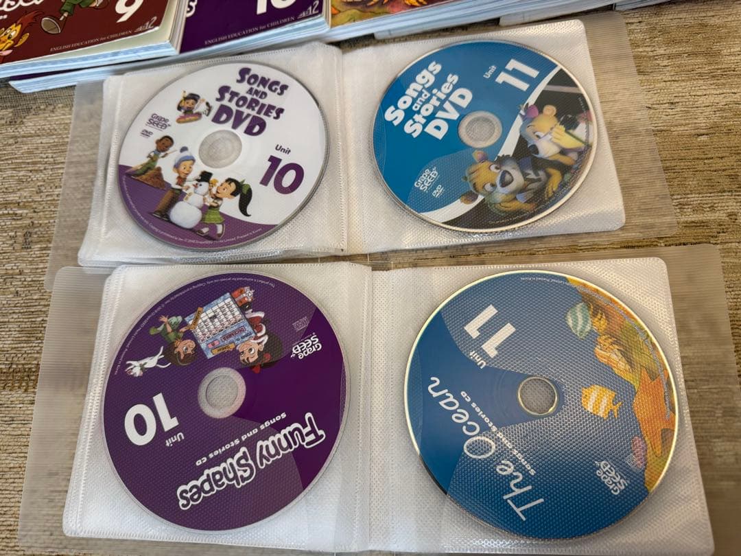 グレープシード　grapeSEED 英語教材　1〜16 CD.DVDセット