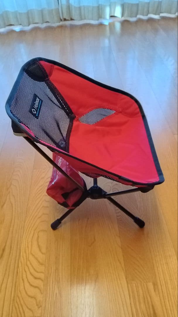 ☆美品☆30周年アニバーサリーHelinoxミニ 折りたたみチェア 赤